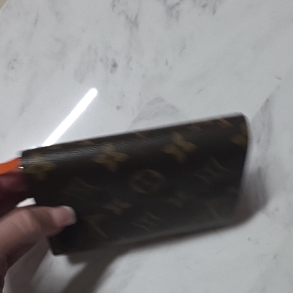 LV Brown and Orange Monogram Wallet - Picture 12 of 16